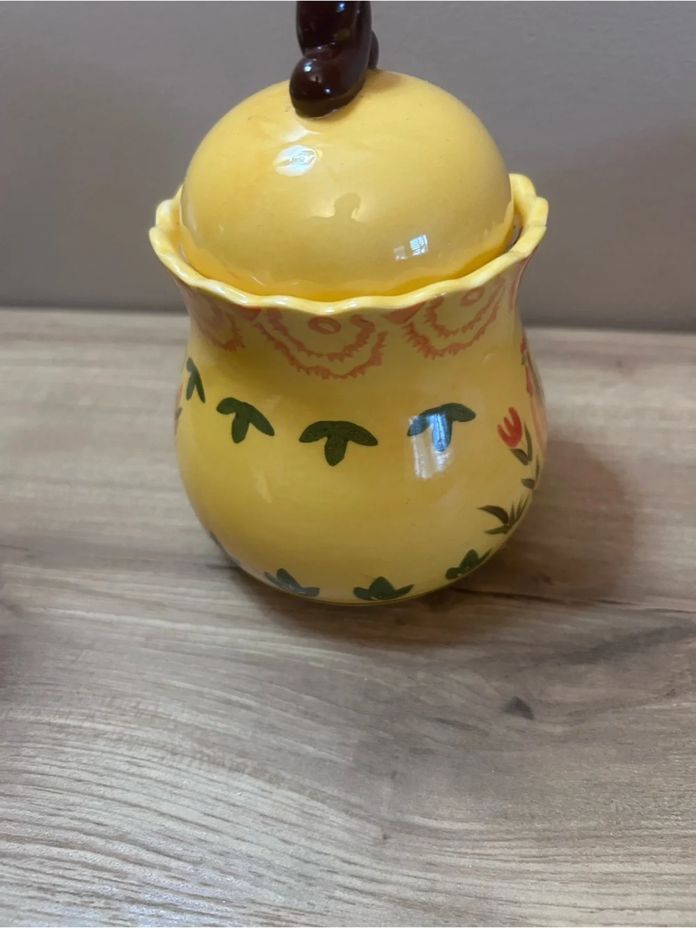 Vintage bright yellow